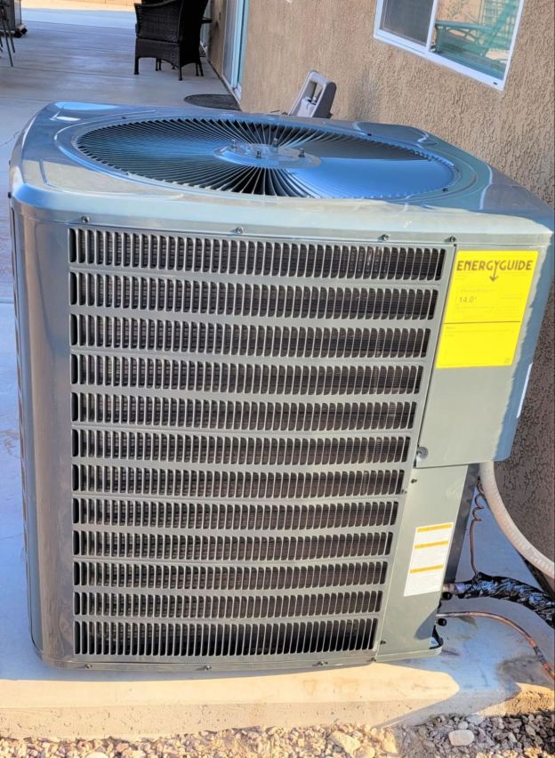 Side View of AC Unit 